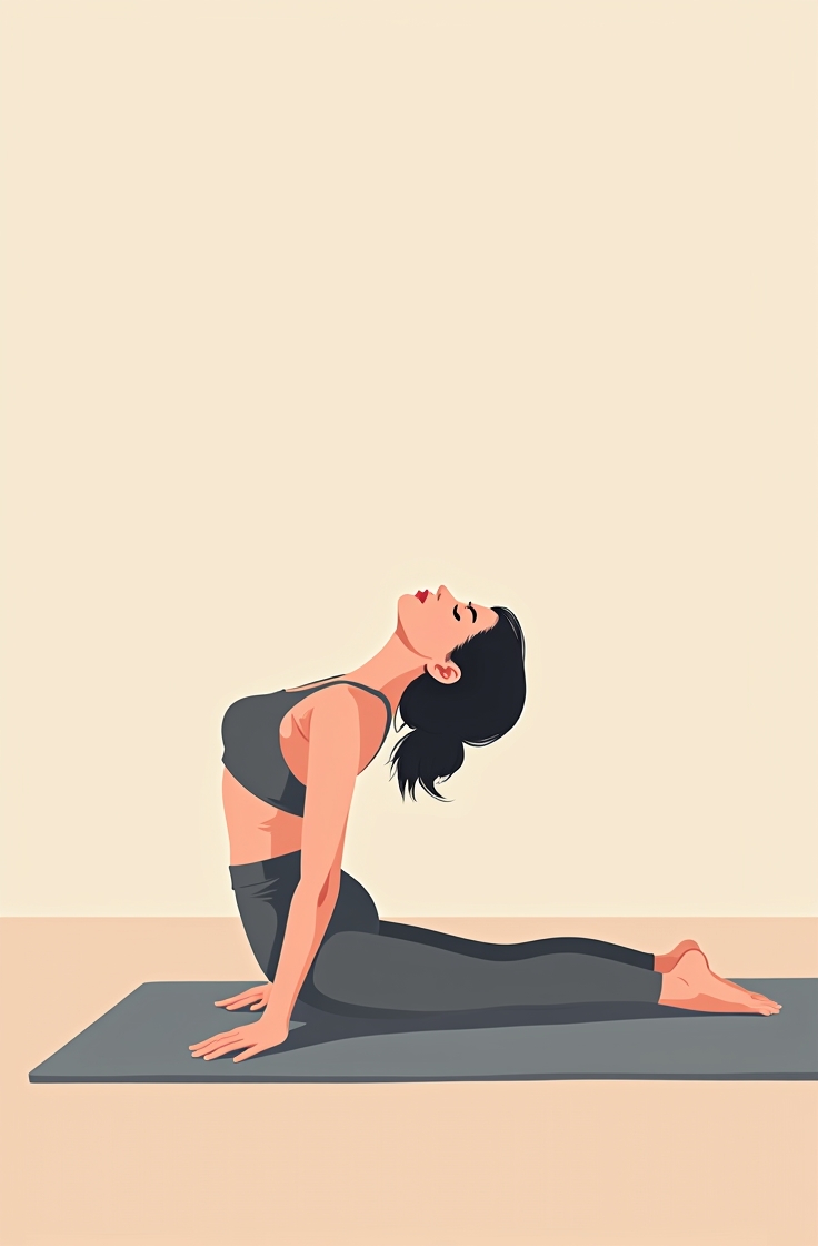 Yoga praktijk in een serene omgeving